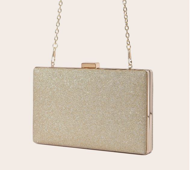 Nova Glitter Gold Bag - Image 7