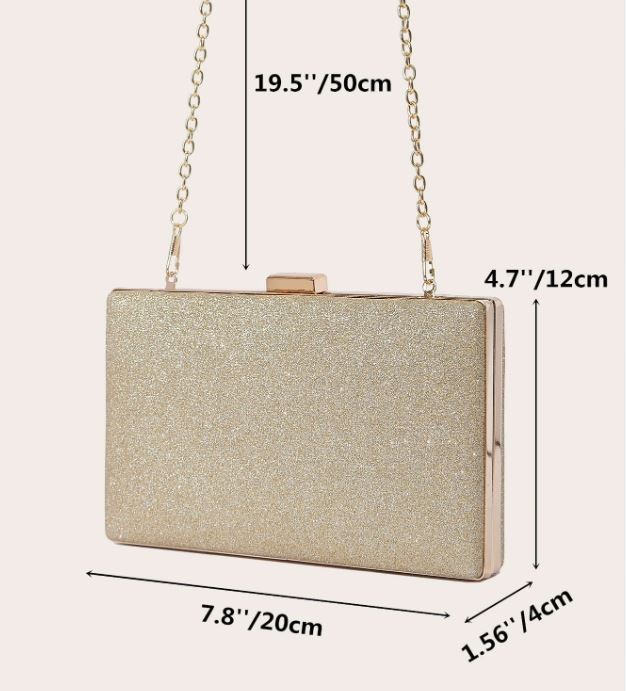Nova Glitter Gold Bag - Image 5