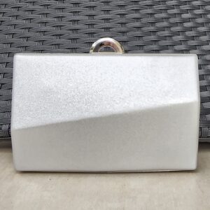 Dania Silver Clutch Bag