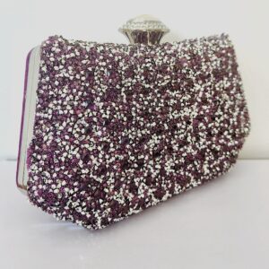 Bahiya Purple Clutch
