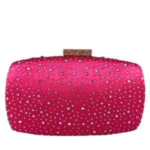 Jane Hot Pink Clutch Bag