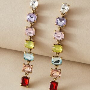 Dahlia Crystal Drop Earrings