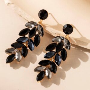 Black Leaf Earring