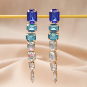 Blue Ombre Drop Earring