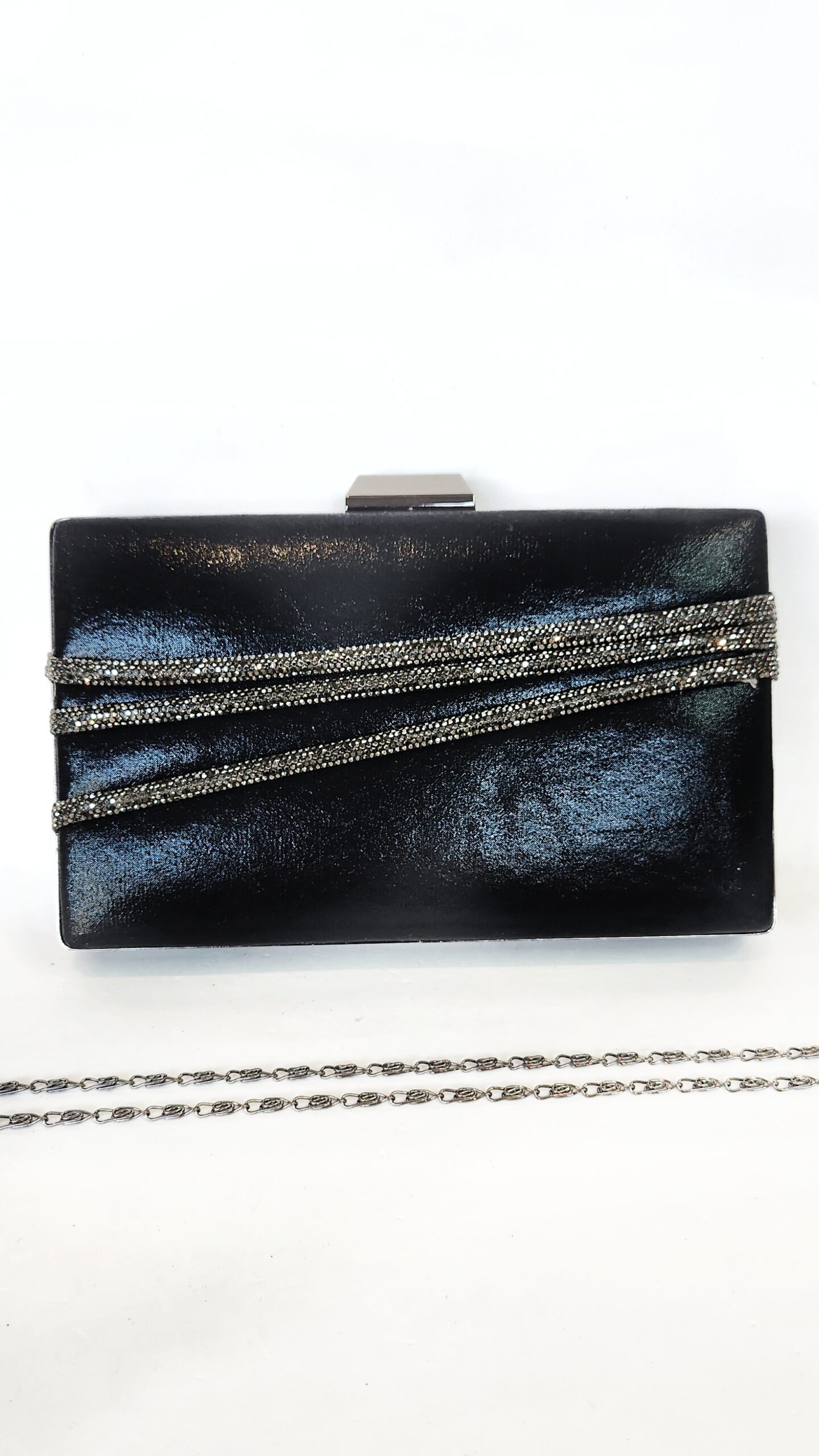 Erin Black Clutch Bag - Image 4