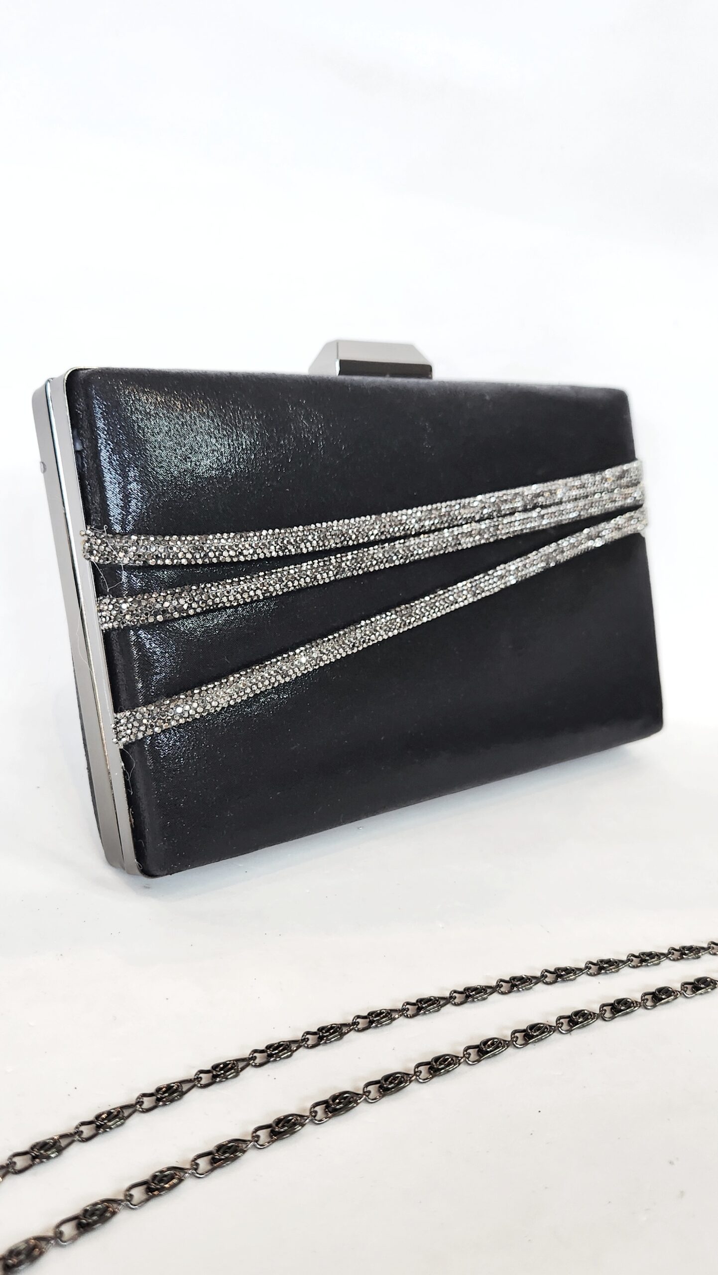 Erin Black Clutch Bag