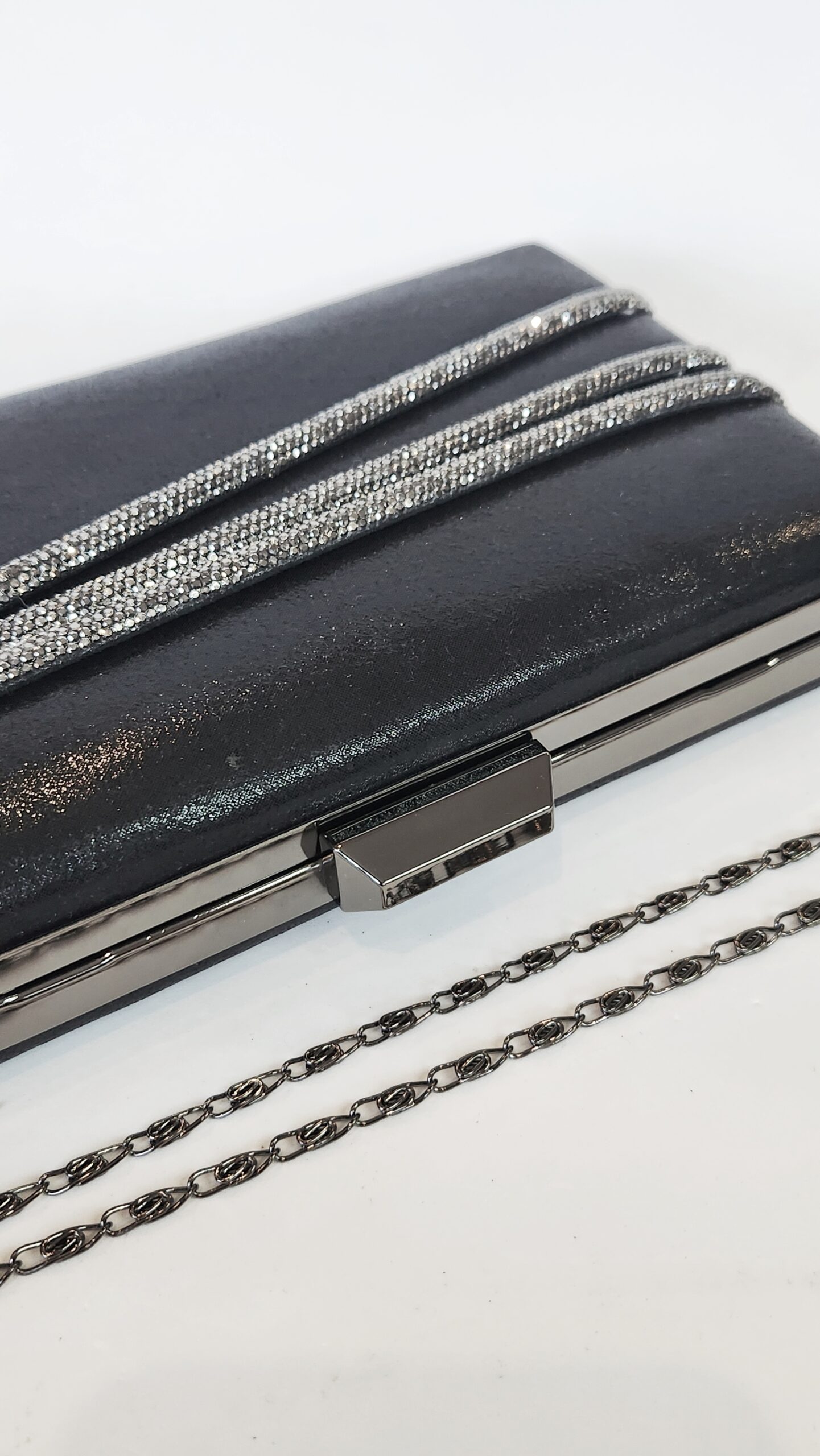 Erin Black Clutch Bag - Image 2