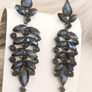 Blue Crystal Earrings V3