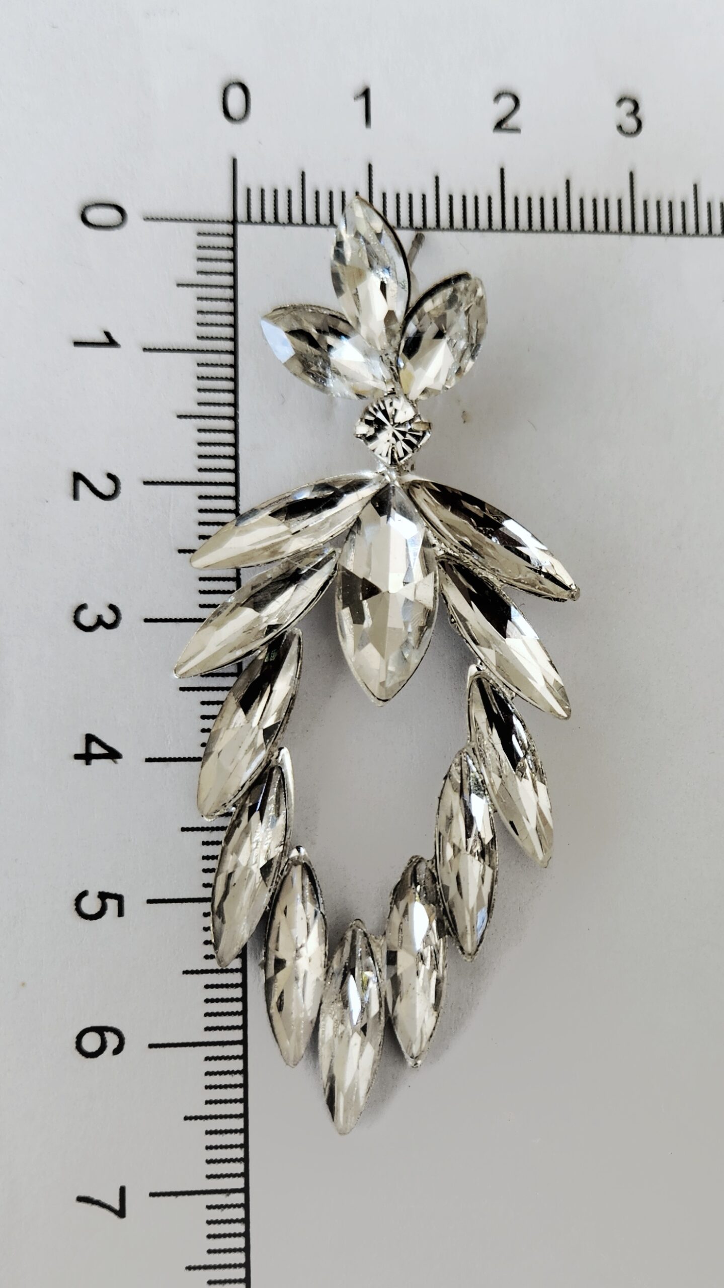 Silver Crystal Earrings V3 - Image 3