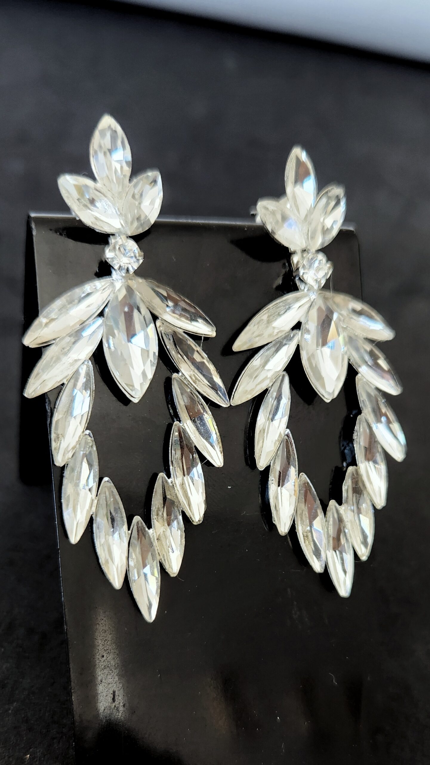 Silver Crystal Earrings V3 - Image 5