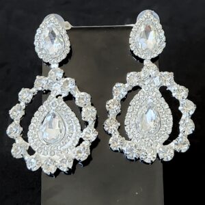 Silver Crystal Earrings V2