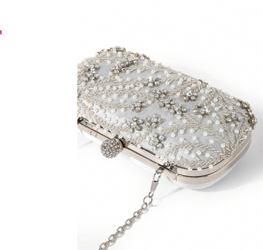 Bridgette Silver Bag - Image 8