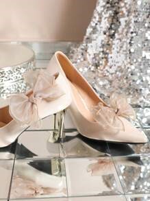 Shoe Clip Bow Nude Jenny - Image 2