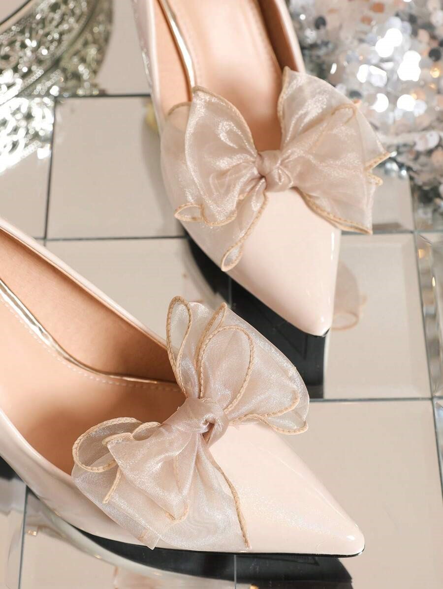 Shoe Clip Bow Nude Jenny - Image 5