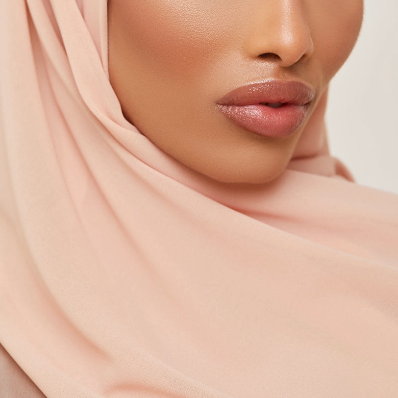 Essential Chiffon Scarf - Soft Peach 104