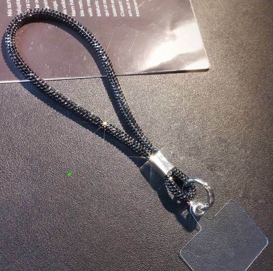 GlamGuard Rhinestone Phone Wrist Strap - Image 6