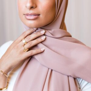 Essential Chiffon Scarf | Dusty Pink HS6