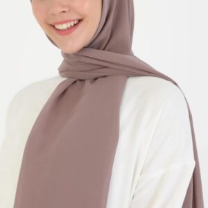 Essential Chiffon Scarf | Mocca HS8