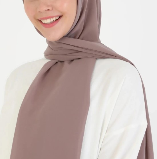 Essential Chiffon Scarf | Mocca HS8