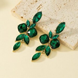 Beth Green Crystal Earring