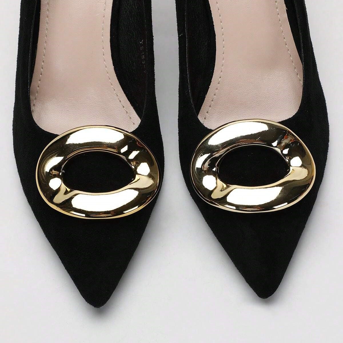 Shoe Clip Oval Gold - Image 4
