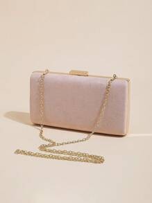 Ashlyn Blush Nude Clutch Bag