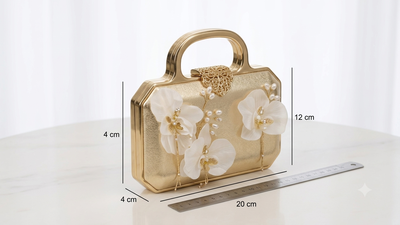Mira Gold Bag - Image 3