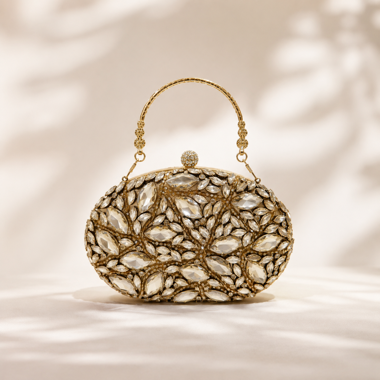 Celeste Gold Rhinestone Bag - Image 3