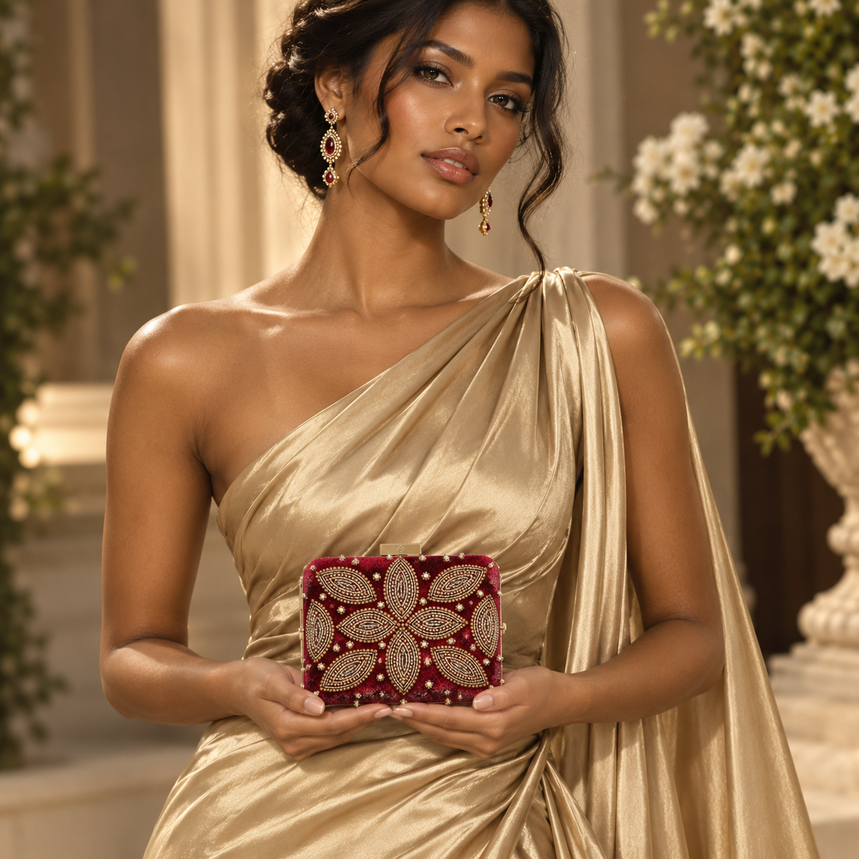 Sayara Deep Red Bag - Image 2